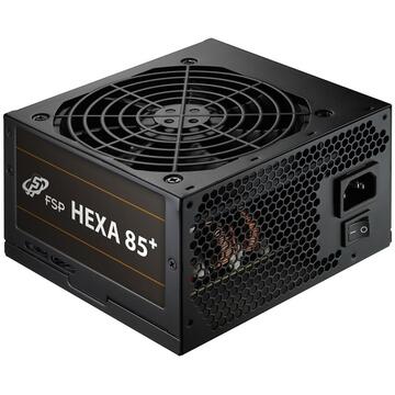 Sursa SURSA FORTRON 550W (real), HEXA 85+ PRO, fan 12cm, certificare 80PLUS Bronze, 85+ eficienta, 2x CPU 4+4, 2x PCI-E (6+2), 8x SATA "HEXA 85+ PRO 550"