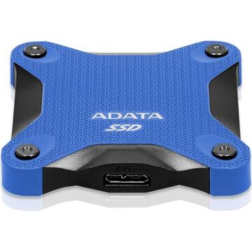 SSD Extern ADATA SD600Q 480 GB External Solid State Drive (blue, USB 3.2 Gen1 (Micro-USB))