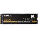 SSD Emtec X300 M.2 SSD Power Pro 2 TB (M.2 2280, NVMe PCIe Gen 3.0 x4)