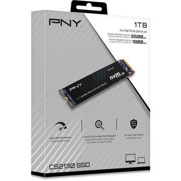SSD PNY CS2130 M.2 1TB PCI Express 3.0 3D NAND NVMe
