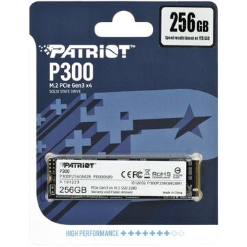 SSD Patriot P300 M.2 PCI-EX4 NVME 256GB