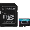 Card memorie Kingston Canvas Go! Plus memory card 512 GB MicroSDXC Class 10 UHS-I