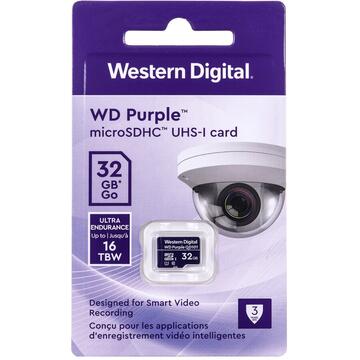 Card memorie Western Digital WD Purple SC QD101 memory card 32 GB MicroSDHC Class 10