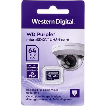 Card memorie Western Digital Purple SC QD101 memory card 64 GB MicroSDXC Class 10