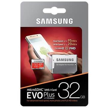 Card memorie Samsung MB-MC32G memory card 32 GB MicroSDHC Class 10 UHS-I