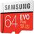 Card memorie Samsung Evo Plus memory card 64 GB MicroSDXC Class 10 UHS-I + adaptor