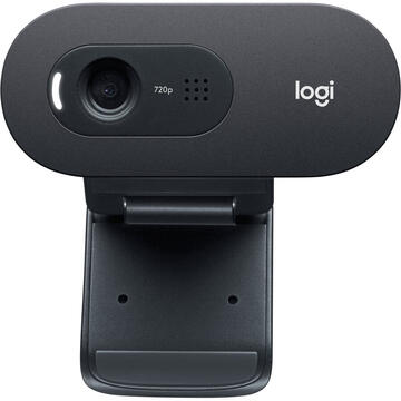 Camera web Logitech Camera C505 HD Webcam BLACK