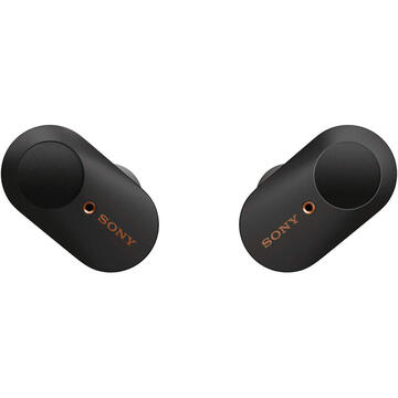 Sony Casti Wireless Bluetooth WF-1000XM3 In Ear, Anulare Digitala A Zgomotului, Microfon, Control Tactil, Asistent Inteligent, Negru
