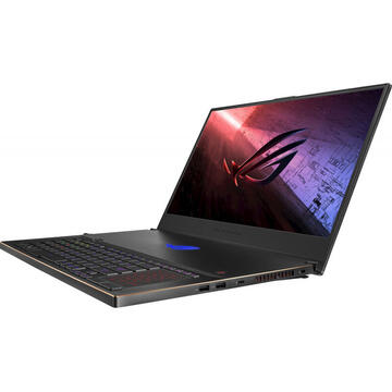 Notebook Asus Gaming 17.3'' ROG Zephyrus S17 GX701LWS, FHD 300Hz i7-10875H (16M Cache, up to 5.10 GHz), 16GB DDR4, 1TB SSD, GeForce RTX 2070 SUPER 8GB, Windows 10 Home Black