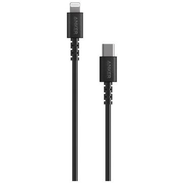 Anker USB-C Lightning MFI PowerLine Select 1.8m Negru
