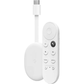 Google Chromecast TV, 4K, HDMI, Bluetooth, Wi-Fi, Alb