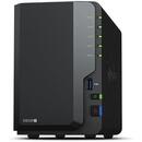 NAS Synology DiskStation DS220+ NAS/storage server Compact Ethernet LAN Black J4025