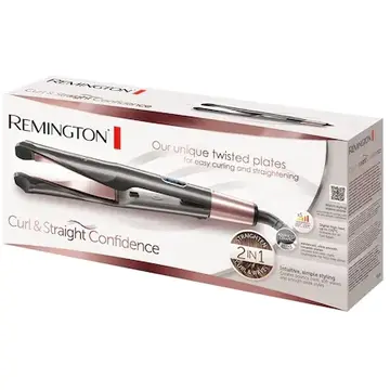 Ondulator Placa de indreptat si ondulat parul Remington Curl & Confidence 2 in 1 S6606