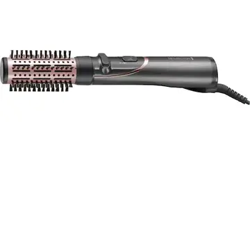 Ondulator Perie rotativa cu aer cald Remington Curl & Straight Confidence AS8606, 800 W, 4 accesorii, Ionizare, Gri/Bronz