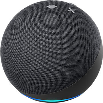 Boxa portabila Amazon Echo Dot (4th Gen 2020) Cu Alexa Charchoal