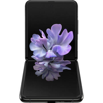 Smartphone Samsung Galaxy Z Flip Dual Sim eSim 256GB LTE 4G Negru Mirror Black Snapdragon 8GB RAM