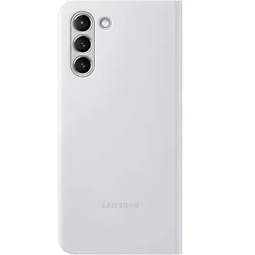 Husa Samsung S21  Smart LED View Cover (EE) Light Gray