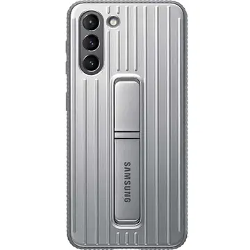 Husa Samsung S21  Protective Standing Cover Light Gray