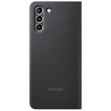Husa Samsung S21 Plus Smart Clear View Cover (EE) Black