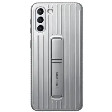 Husa Samsung S21 Plus Protective Standing Cover Light Gray