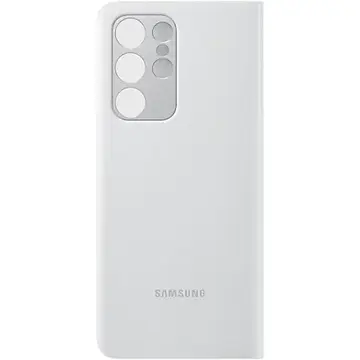 Husa Samsung S21 Ultra Smart Clear View Cover (EE) Light Gray