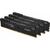 Memorie Kingston HyperX DDR4 - 128 GB -3000 - CL - 16 - Quad Kit, Fury Black (black, HX430C16FB3K4 / 128)