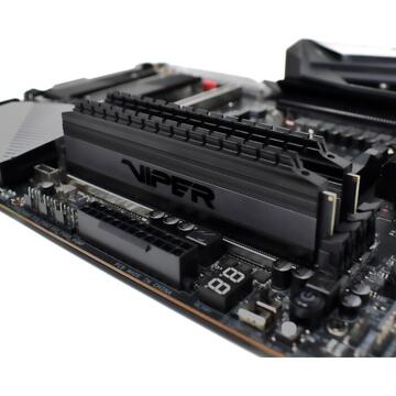 Memorie Patriot Viper 4 Blackout DDR4 - 64GB -3000 - CL- 16 -Dual Kit (PVB464G300C6K)