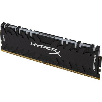 Memorie Kingston HyperX DDR4 - 64 GB -3200 - CL - 16 - Dual Kit, Predator RGB (black, HX432C16PB3AK2 / 64)