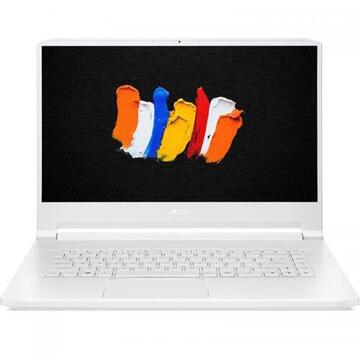 Notebook Acer ConceptD CN715-72P, Intel Core i7-10875H, 15.6inch, RAM 32GB, SSD 1TB, nVidia Quadro RTX 3000 6GB, Windows 10 Pro, White