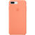 Husa Husa originala din Silicon Portocaliu Peach pentru APPLE iPhone 8 Plus