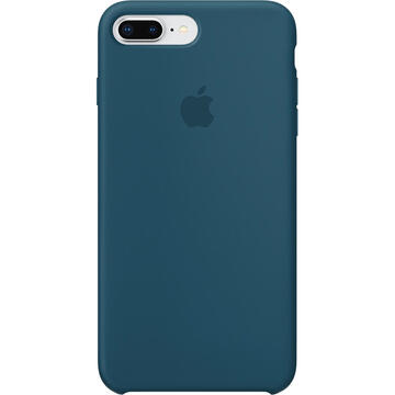 Husa Husa originala din Silicon Cosmos Albastru pentru Apple iPhone 7 Plus si iPhone 8 Plus