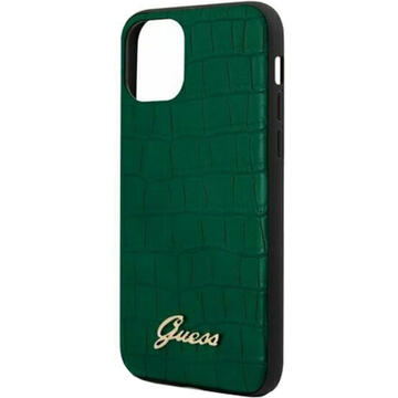 Husa Guess Husa Capac Spate Croco Collection Verde APPLE iPhone 11 Pro