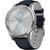 Smartwatch Garmin Smartwatch Vivomove Luxe Arginitu Si Curea Piele Albastru