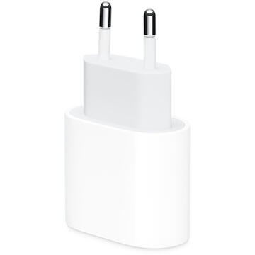 Incarcator de retea Apple USB-C 20W compatibil iPhone 12, iPhone 13, iPhone 14, iPhone 15