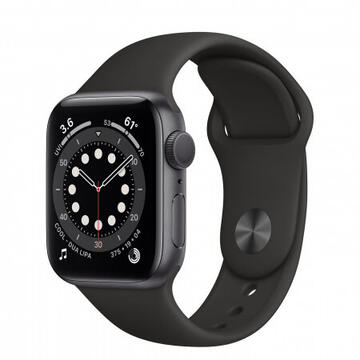 Smartwatch Apple Watch 6 40mm space gray Aluminium Case with Black Sport Band EU
