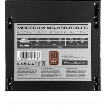 Sursa Modecom MC-B88-500-FC power supply unit