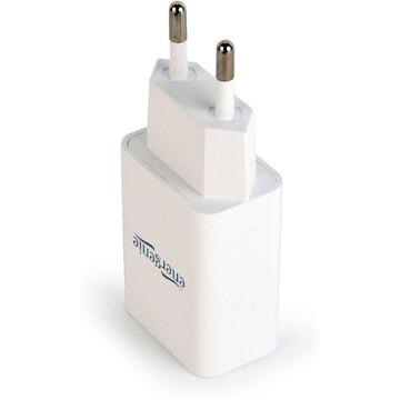 Incarcator de retea Energenie EG-UC2A-03-W USB 5 V, 2.1 A protectie la scurtcircuit si suprasarcina, alb