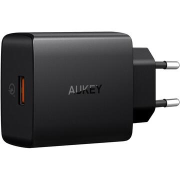 Incarcator de retea AUKEY PA-T17 mobile device charger 1xUSB Quick Charge 3.0 3A 18W