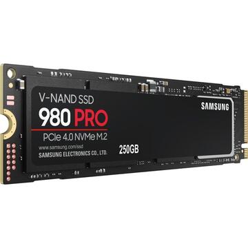 SSD Samsung 980 PRO M.2 250 GB PCI Express 4.0 V-NAND MLC NVMe, Solid State Drive