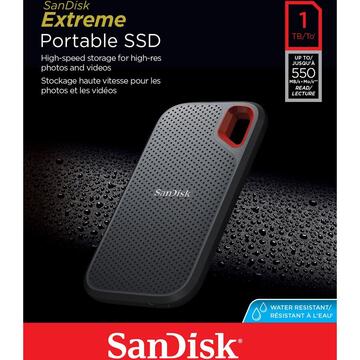 SSD Extern SanDisk Extreme 1 TB Grey, Orange