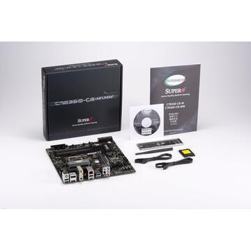 Supermicro Mainboard C7B360-CB-MW Single - Mainboard - Intel Sockel 1151 (Core i) motherboard LGA 1151 (Socket H4)
