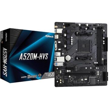 Placa de baza ASRock A520M-HVS AMD Socket AM4 mATX