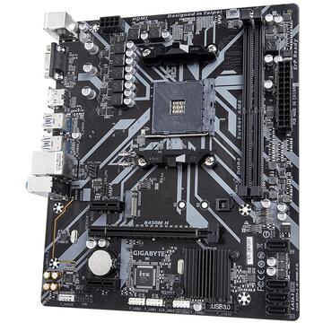 Placa de baza Gigabyte B450M H motherboard AMD B450 Socket AM4 micro ATX