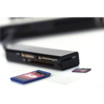Card reader EDNET 85241, USB, Black