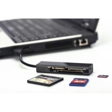 Card reader EDNET 85240, USB 3.2 Gen 1, Black