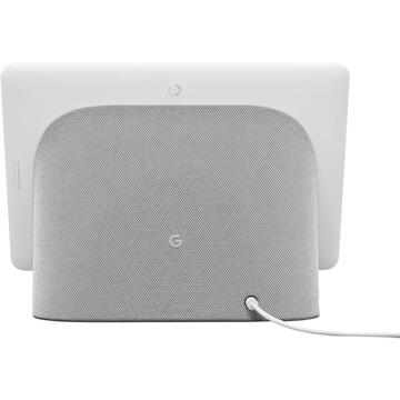 Boxa portabila Google Nest Hub Max, HD touchscreen 10", Camera wide 6.5 MP, Difuzoare stereo, Wi-Fi, Alb