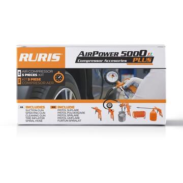 Kit accesorii compresor RURIS, AirPower 5000PLUS