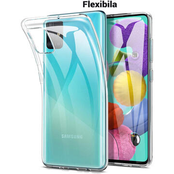 Husa Devia Husa Silicon Naked Samsung Galaxy A51 Crystal Clear (0.5mm)