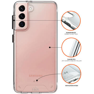 Husa Eiger Husa Glacier Case Samsung Galaxy S21 Clear (shock resistant)