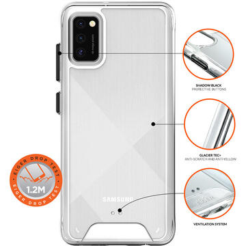 Husa Eiger Husa Glacier Case Samsung Galaxy A41 Clear (shock resistant)